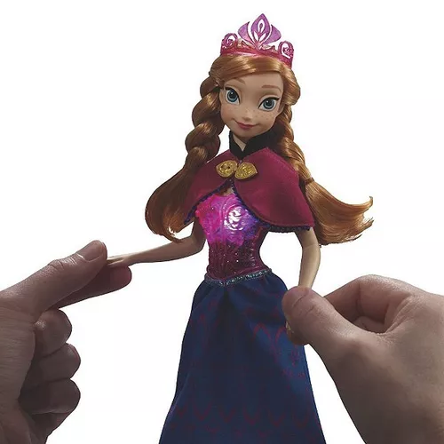 Boneca Princesa Anna Frozen 30cm Disney Original Mattel