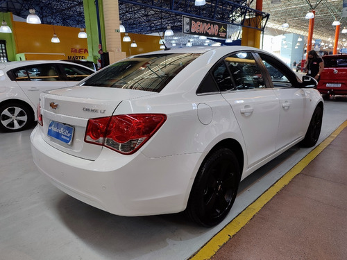 Imagem 2 de 13 de Chevrolet Cruze Lt 1.8 Flex Branco 2012 (automático + Couro)