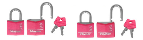 4 Pack Candados Para Maleta, Mochila O Locker Master Lock