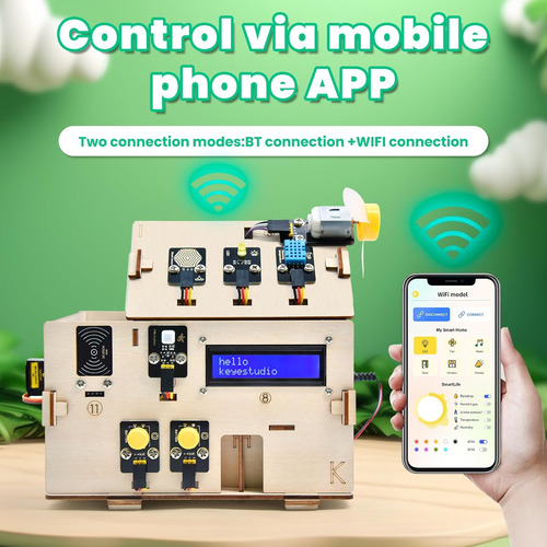 Keyestudio Esp32 Smart Home Starter Kit Para Arduino Y Pytho