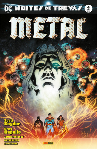 Noite de Trevas: Metal Vol. 4, de Snyder, Scott. Editora Panini Brasil LTDA, capa mole em português, 2018