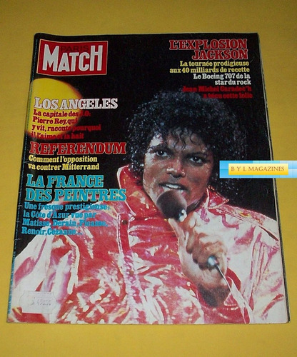 Michael Jackson Revista Paris Match 1984 Envio Gratis