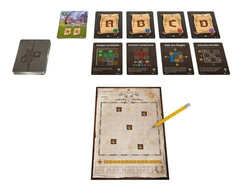 Imagen 2 de 5 de Juego De Mesa Cartógrafos Bureau Roll Player