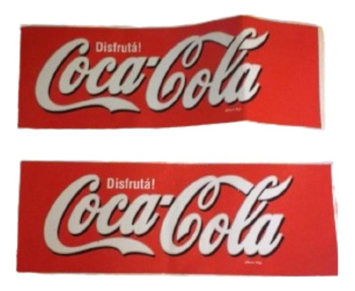 Stikers Coca & Cola Vintage X 2 // Belgrano