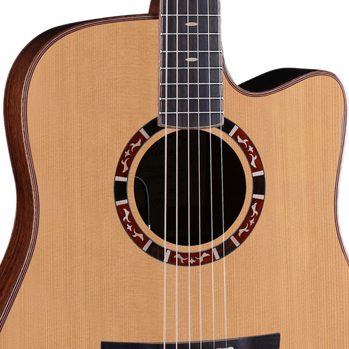 Violão Crafter Folk Aço Vl D-17ce Pro Com Bag M-line Oferta