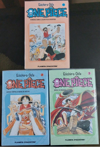 Pack De 3 Mangas Originales De One Piece (tomos 1 - 3)
