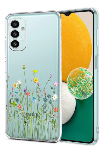 Funda Transparente Flores Tpu Para Samsung Galaxy A13