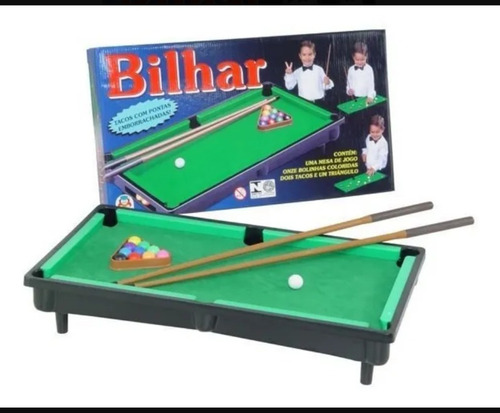 Jogo De Sinuca Infantil Sinuquinha 45 Cm Bilhar