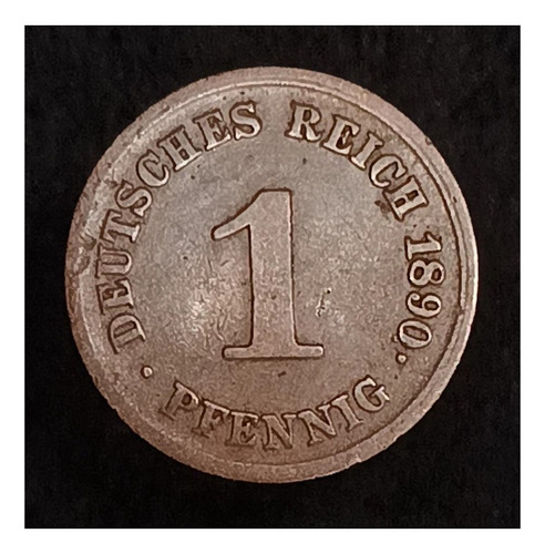 Alemania Imperio 1 Pfennig 1890 F Muy Bueno Km 10