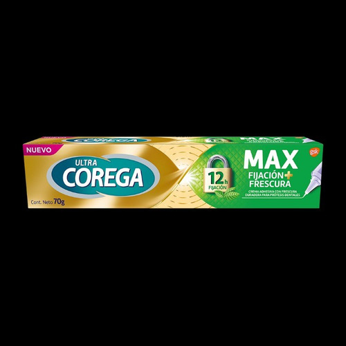 Ultra Corega Crema Max Fijación+frescura 70 Gr