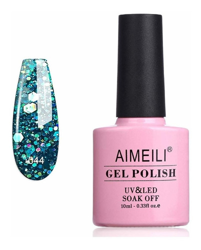 Aimeili Soak Off Uv Led Gel Esmalte De Uñas   Diamante Glit