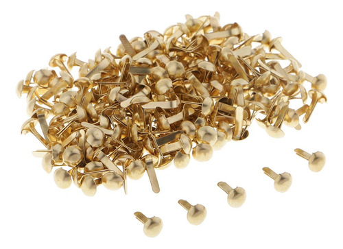 1200x Clavos De Metal Adorno Dorado Para Hacer Tarjetas Diy
