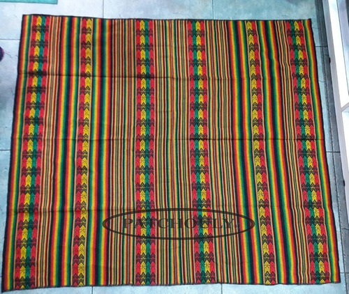 Imagen 2 de 4 de Aguayo Awayo Manta Reggae Rasta Jamaiquino Andino Etnico
