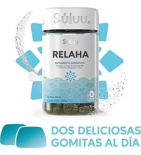 Súluu Gomitas Para La Ansiedad Magnesio Manzanilla L-teanina