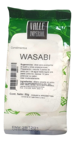 Wasabi 50 Gr - Valle Imperial 