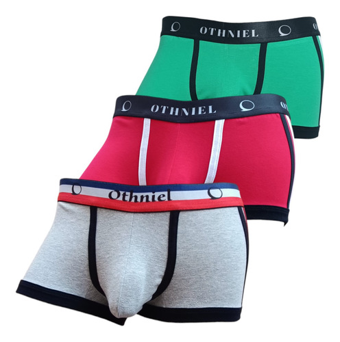 Bóxer Shorts Dani Calzoncillos Algodón Lycra Pack X3 Colores