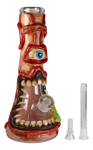 Bong Monstar Glow 32cm - Diseño 3d Monster - Zigzaboo