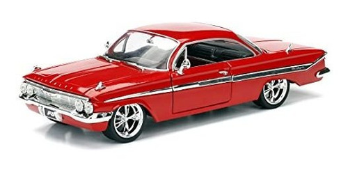 Vehículo Diecast Chevy Impala Dom, Rojo