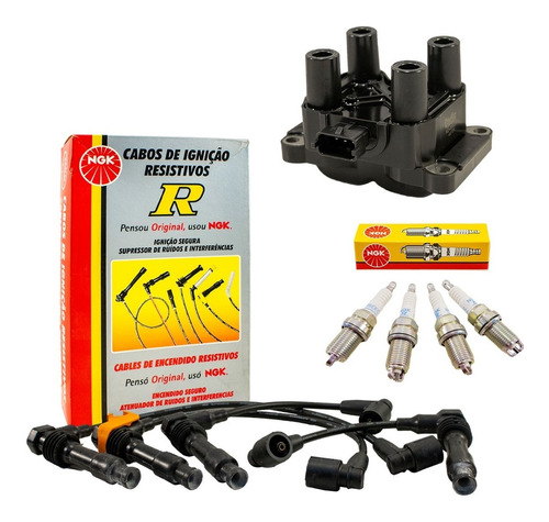 Kit Bobina+cables+bujia Chevrolet Vectra 98/05 2.2 16v Cuota