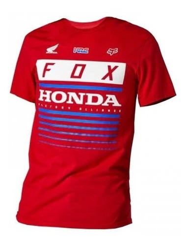 Polera Fox Honda Hrc Roja 