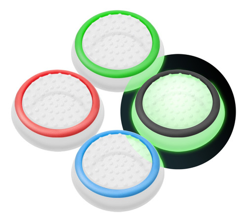 60 Gomas Fosforescente Para Xbox One Ps5 Joystick Silicón