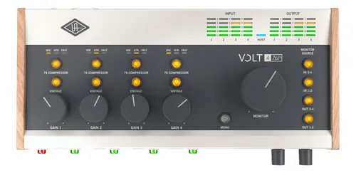 Interfaz Universal Audio Volt 476p Usb C/ 4 Preamps - Plus