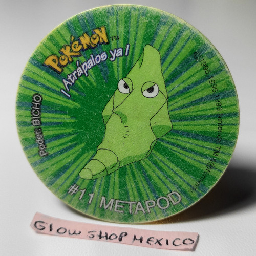 Tazo Pokémon 2 - Metapod #11 Estética 8 Sabritas México