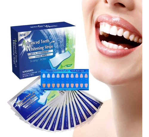 Tiras De Blanqueamiento Dental  14 Pares / 3d White