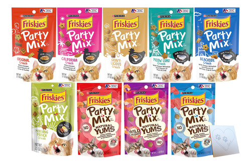 Friskies-party Mix Cat Treats - Paquete De Variedad Enorme 