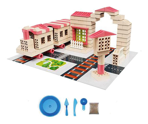 Kits De Ladrillos De Construcción Para Niños Diy Casa En