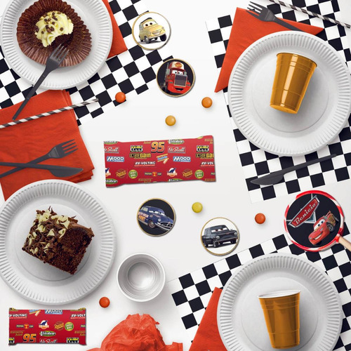Imagen 3 de 9 de Kit Imprimible Cars Disney Para Cumpleaños Personalizado