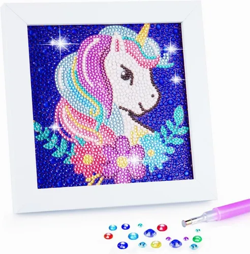 comprar Pintura Diamante 5d Multicolor Unicornio Kit Manualidades