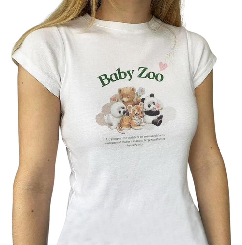 Playera Zoo Retro Coquette, Camiseta Animal Print