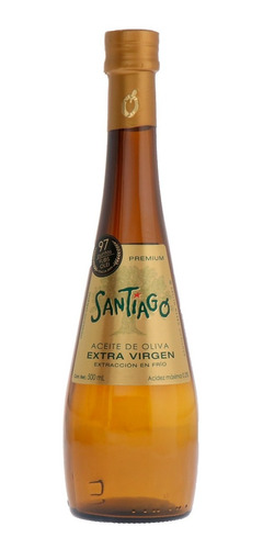 Aceite De Oliva Extra Virgen Santiago Premium 500 Ml