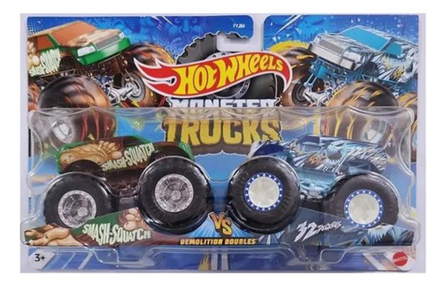 Hot Wheels Monster Trucks 1:64 - Smash Squatch Vs  32degrees