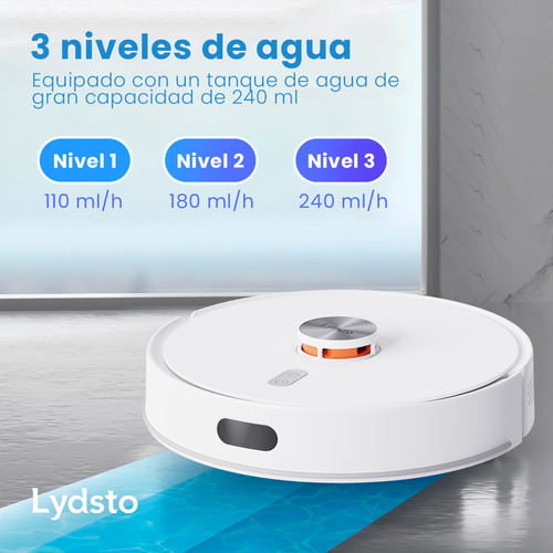 Lydsto R1 Edge Aspiradora Y Trapeadora Robot Autocarga
