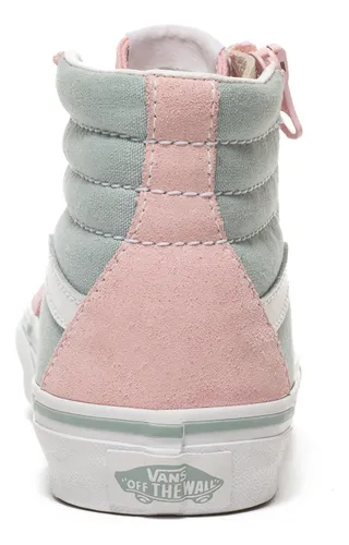 Grey and pink high top vans online