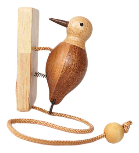 Cbq Timbre De Pájaro Carpintero Aldaba De Puerta De Pájaro