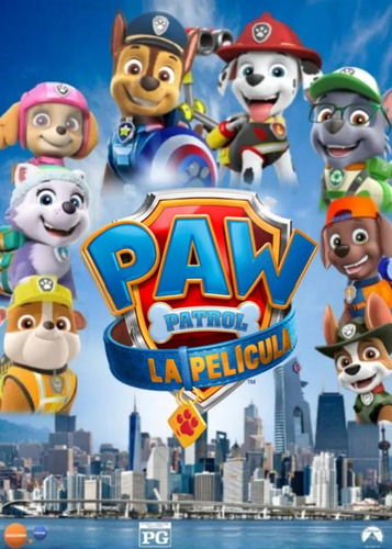 Dvd Paw Patrol, La Película (2021) Audio Latino