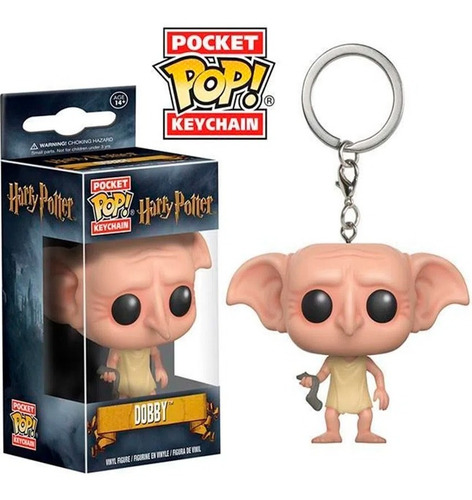 Llavero De Dobby - Elfo Libre Harry Potter Funko Pocket Pop 