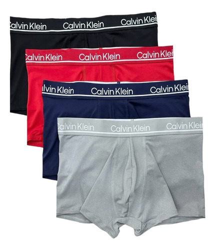 Boxers Calvin Klein Trunk 4 Pack De Microfibra - Originales 