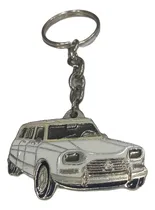 Comprar Llavero Citroen Ami 8 Blanco Metal Doble Faz