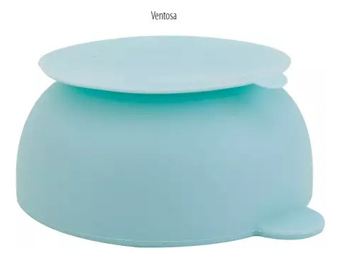 Tigela Silicone Bebê Com Ventosa E Colher Unyhome