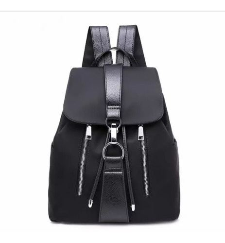Imagen 2 de 9 de Mochila Mujer Impermeable Bolso Dama Eco Cuero Cod 3912