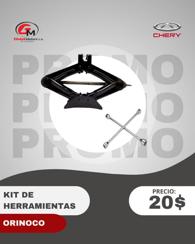 Kit De Herramientas Chery Orinoco. 