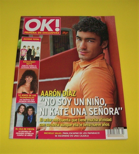 Aaron Diaz Revista Ok Lucia Mendez Veronica Castro Belanova