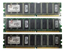 Comprar 2 Memorias Ram Kingston 1 Gb Ddr 184 Pin Pc-3200