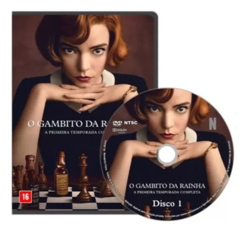Dvd Série: O Gambito Da Rainha _ 1° Temporada Completa