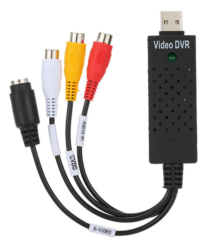 Usb 2.0 Dvr Video Audio Cámara Cctv Capture Recorder Adaptad