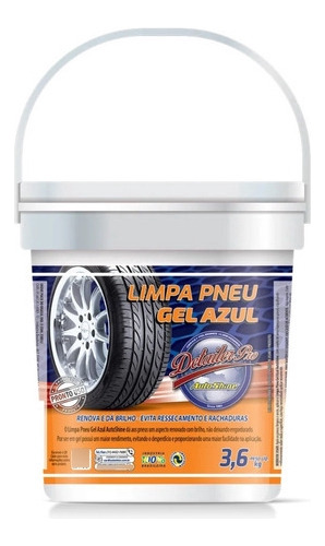 Pretinho Gel Azul Pneus Alto Rendimento Acabamento Perfeito